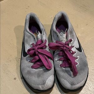 Nike Women's Athletic Shoes with Purple Laces